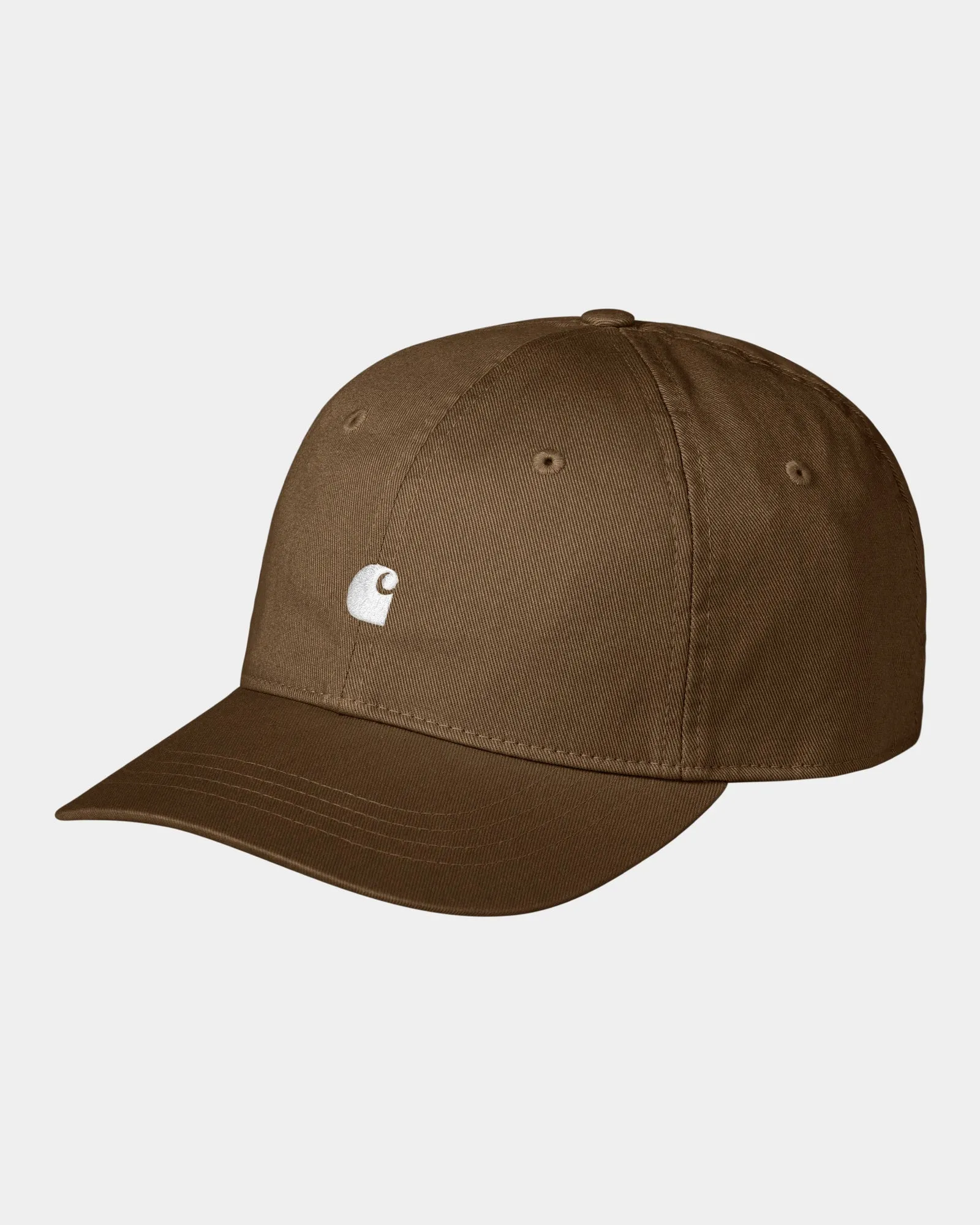 Madison Logo Cap | Lumber / White