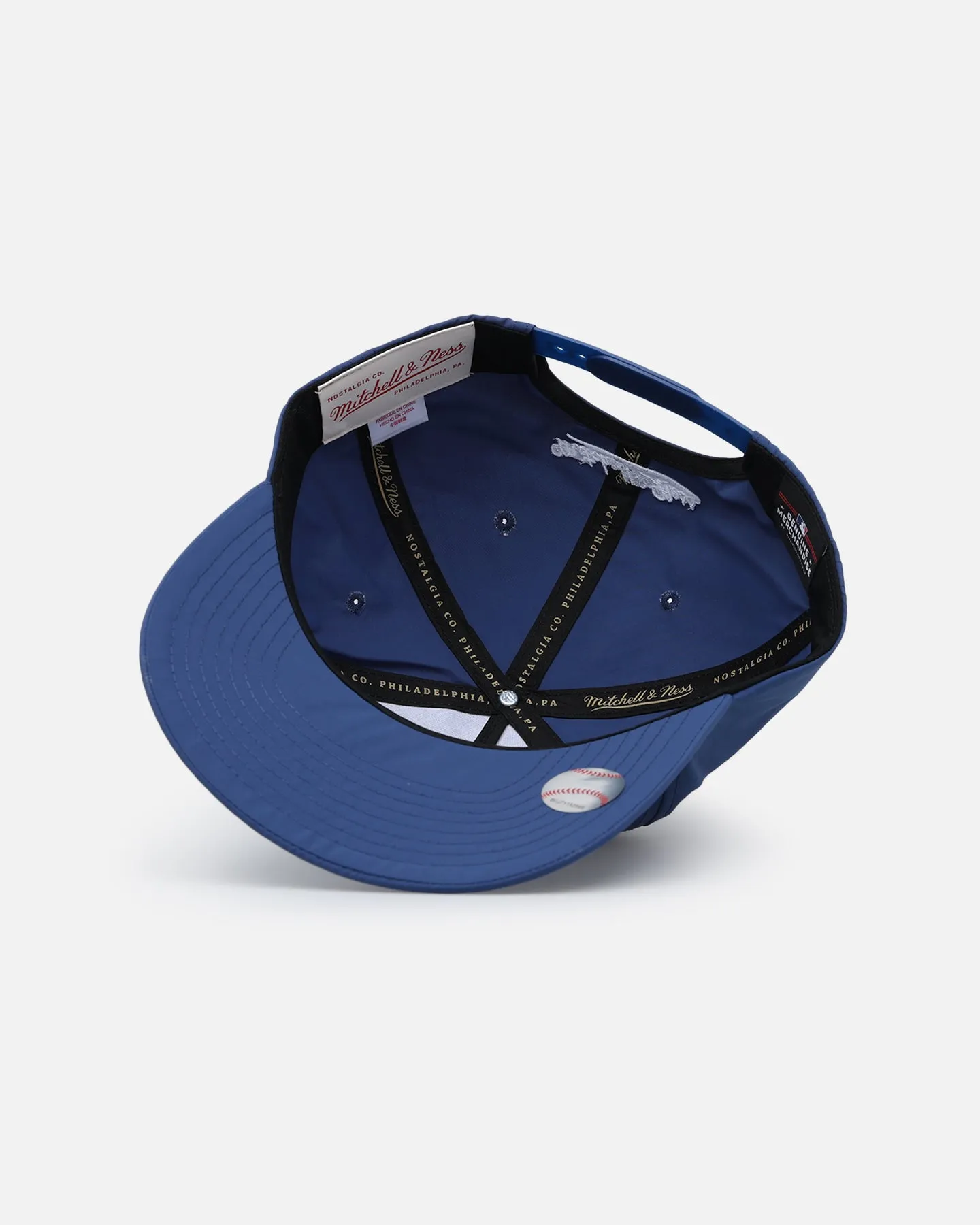 Mitchell & Ness Los Angeles Dodgers Retro Matte Nylon Origins Snapback Blue