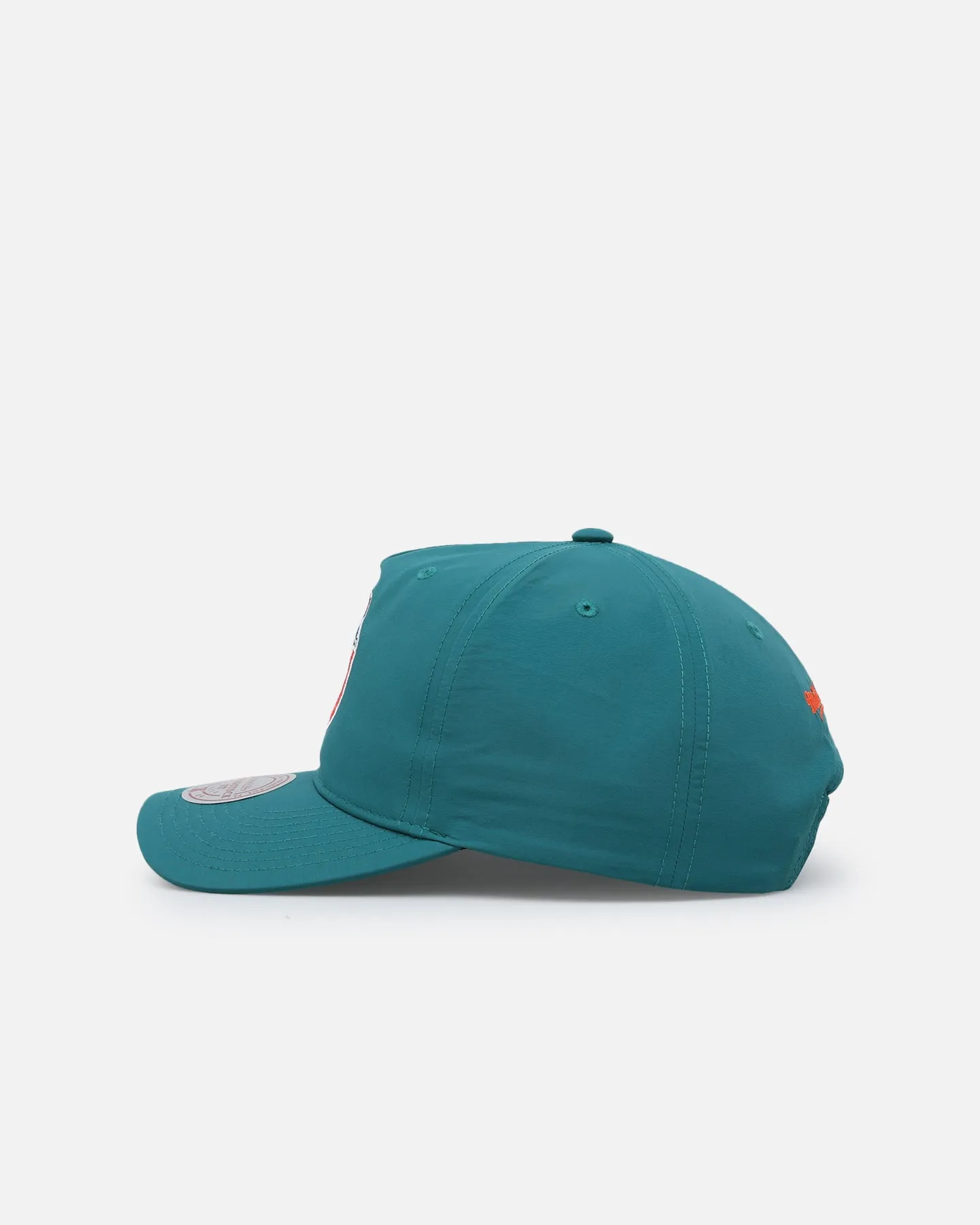 Mitchell & Ness Miami Dolphins Retro Matte Nylon Origins Snapback Teal