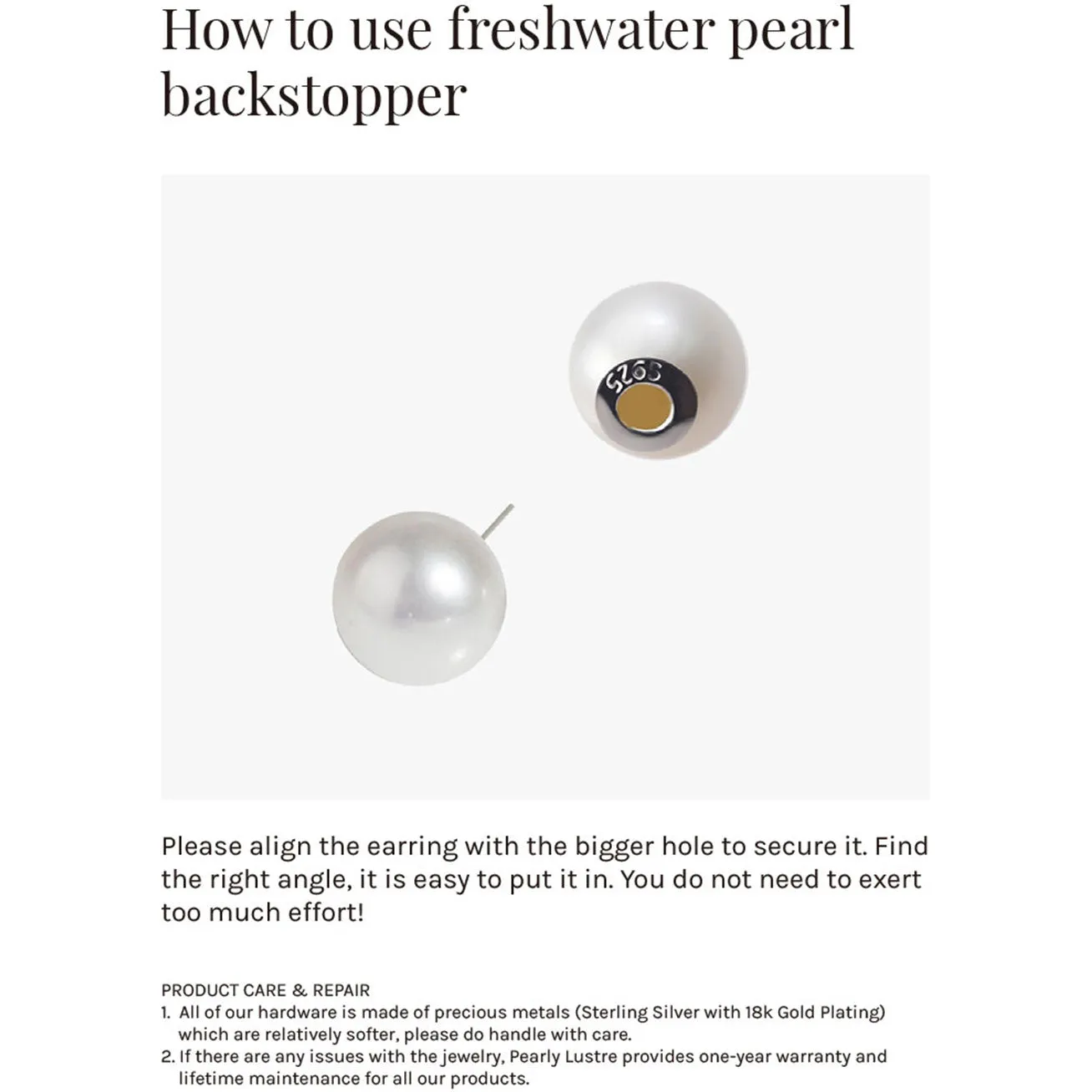 New Yorker Freshwater Pearl Earrings WE00088