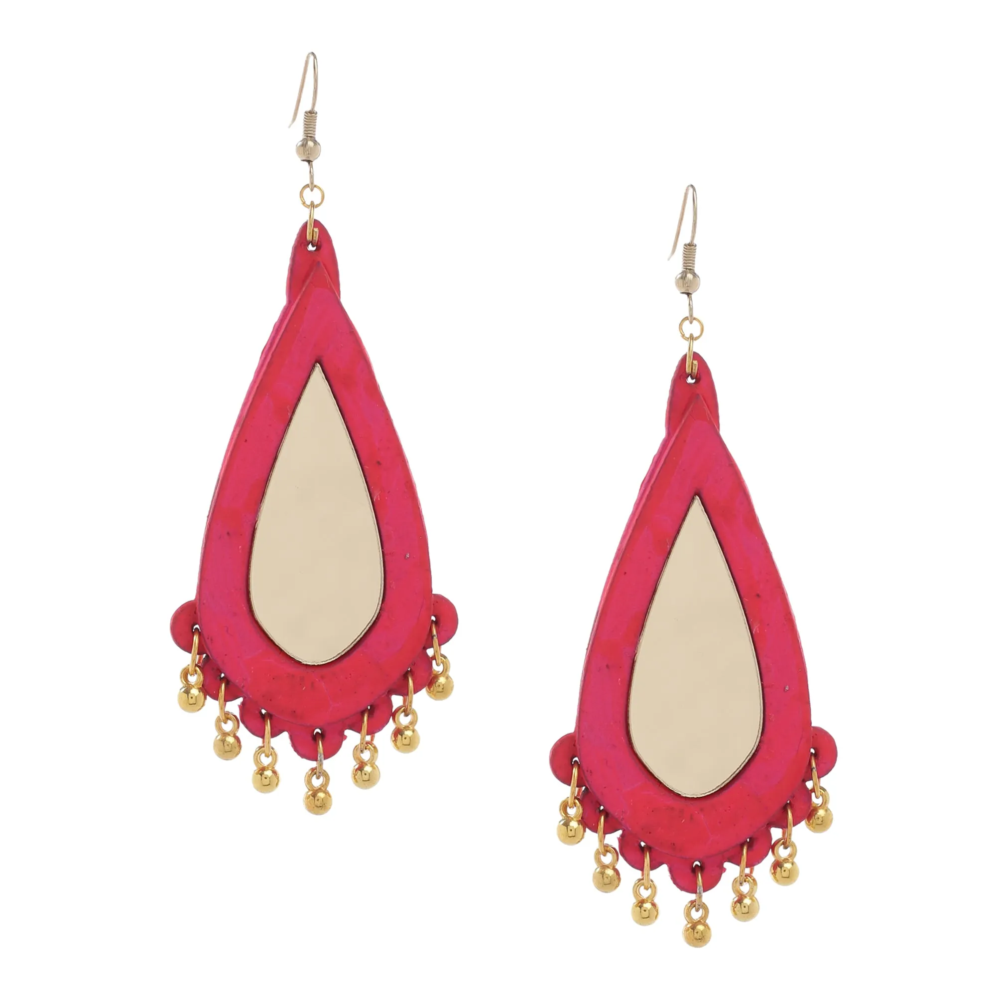 Pink Drop Earring