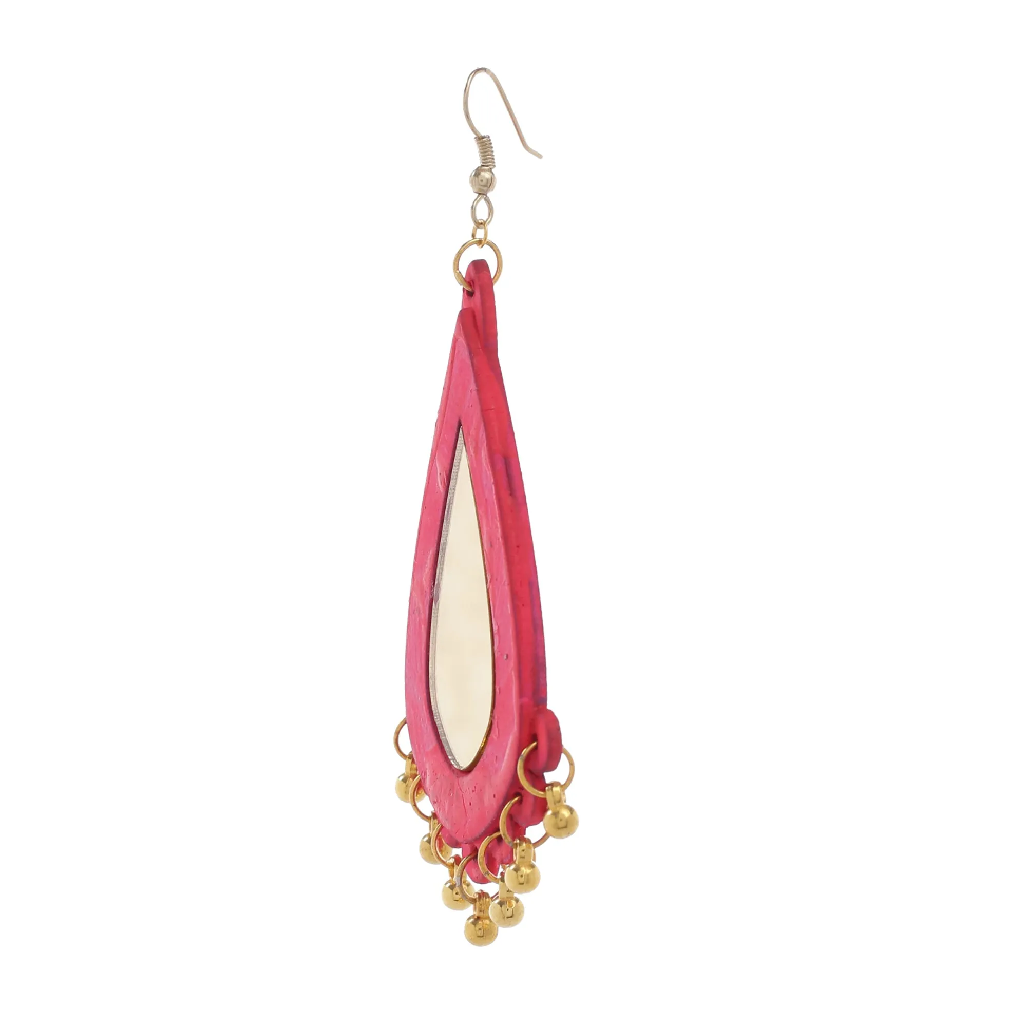 Pink Drop Earring