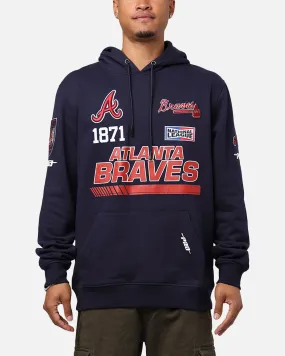 Pro Standard Atlanta Braves Fast Lane Hoodie Midnight Navy