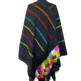 Purepecha rebozo with fringe