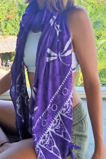 Purple Batik Sarong