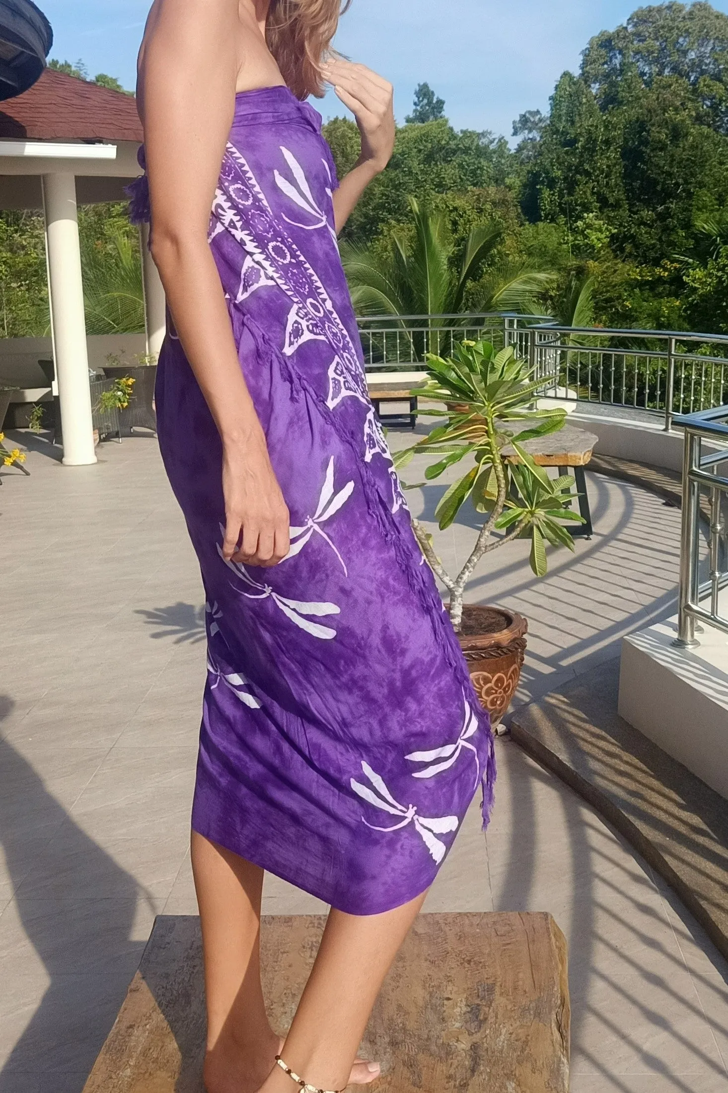 Purple Batik Sarong