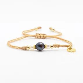 Purple Gold Sisters Bracelet