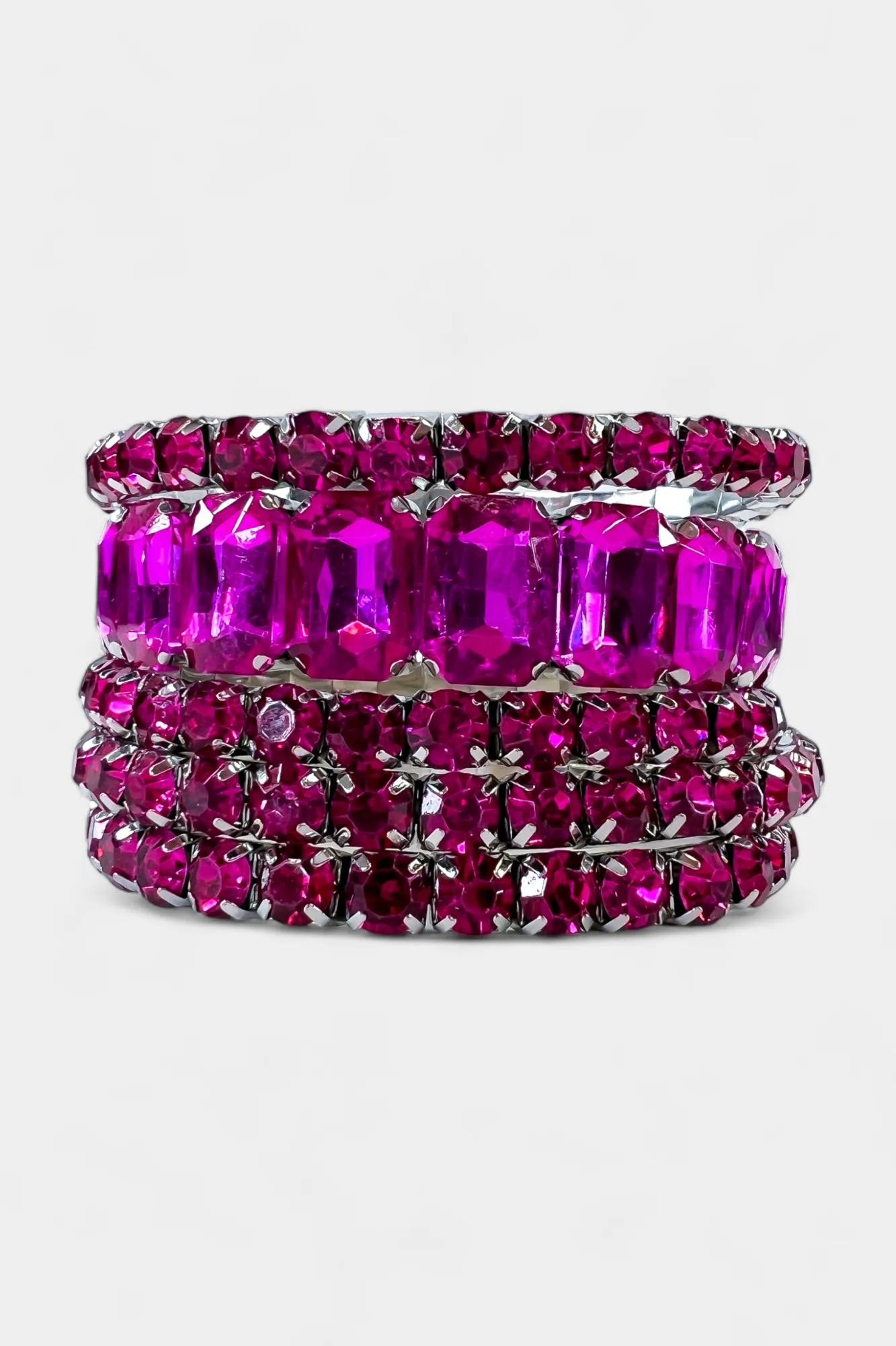 Rhinestone Bracelet Set