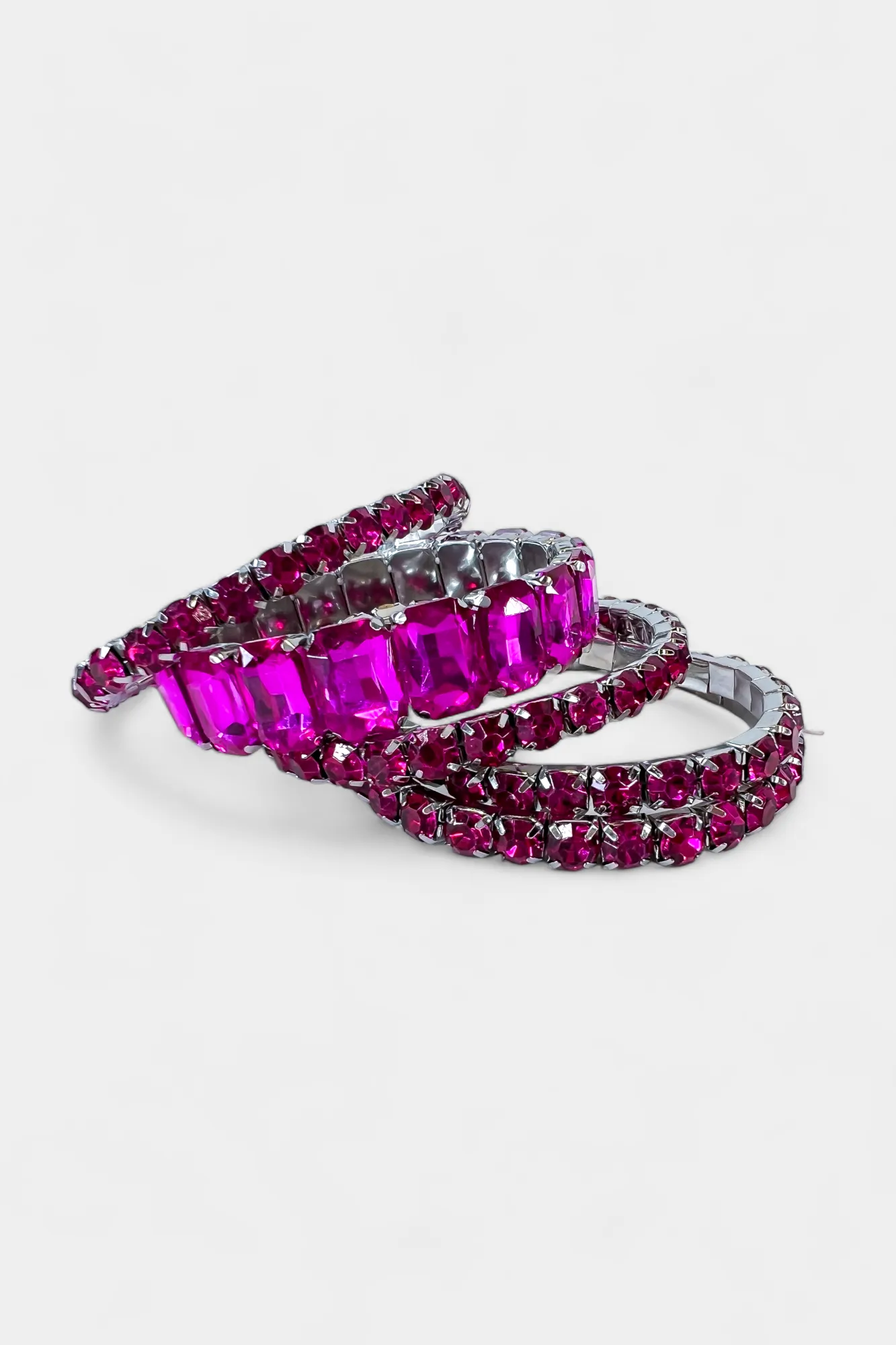 Rhinestone Bracelet Set