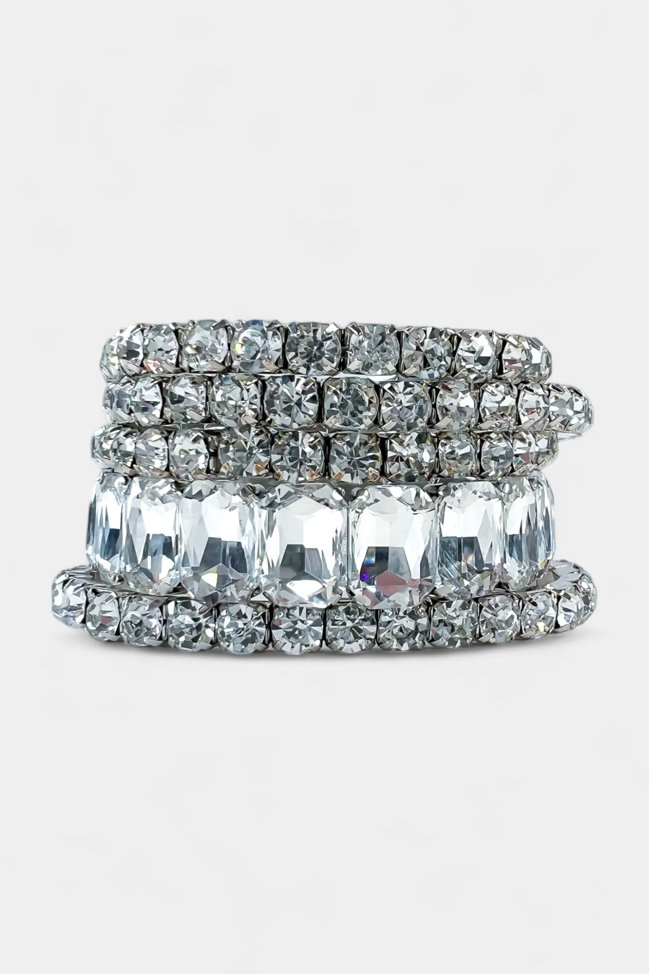 Rhinestone Bracelet Set