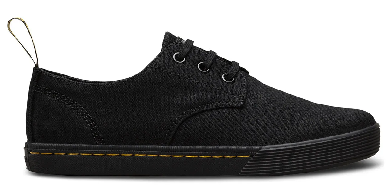 SANTANITA BLACK CANVAS SHOE