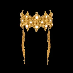 Sappho Crown in Gold with Reversible Clusters