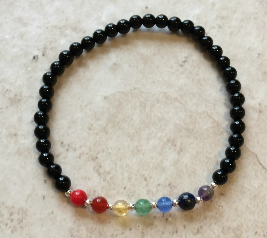 Seven Stone Chakra Bracelet