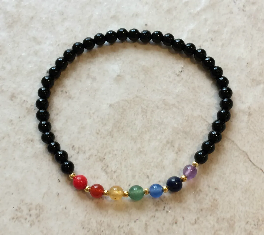 Seven Stone Chakra Bracelet