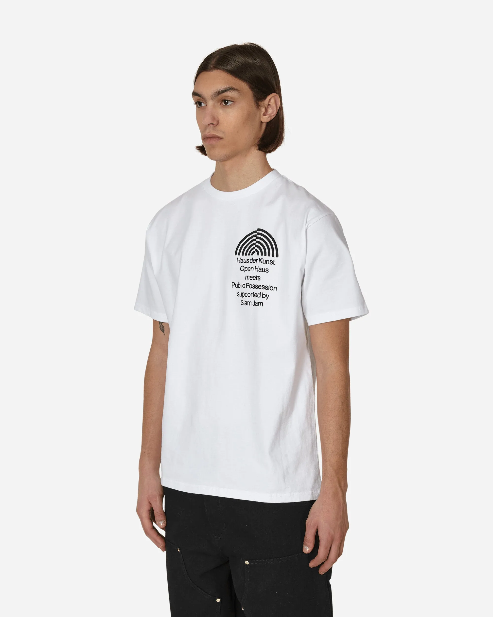 Slam Jam Open Haus T-Shirt White