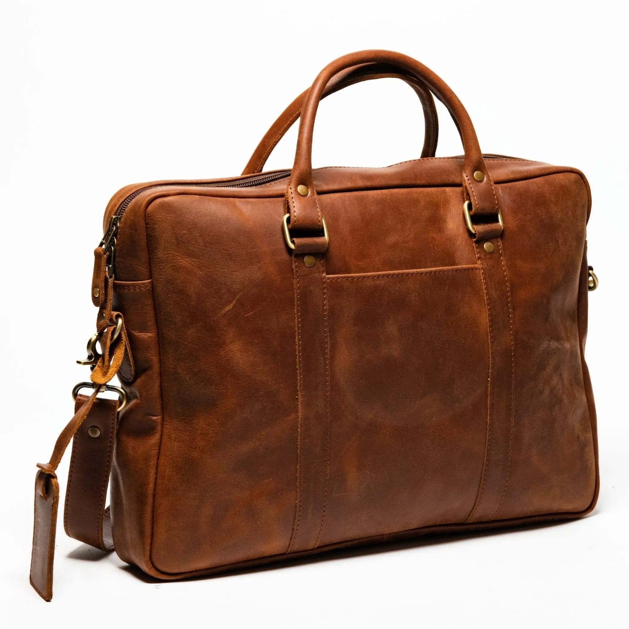 Slim Leather Briefcase 15