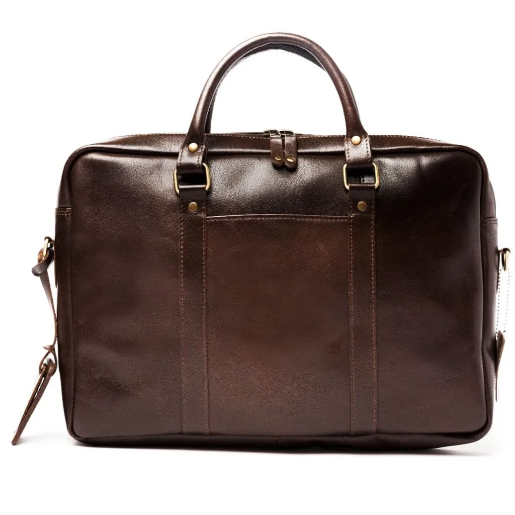 Slim Leather Briefcase 15