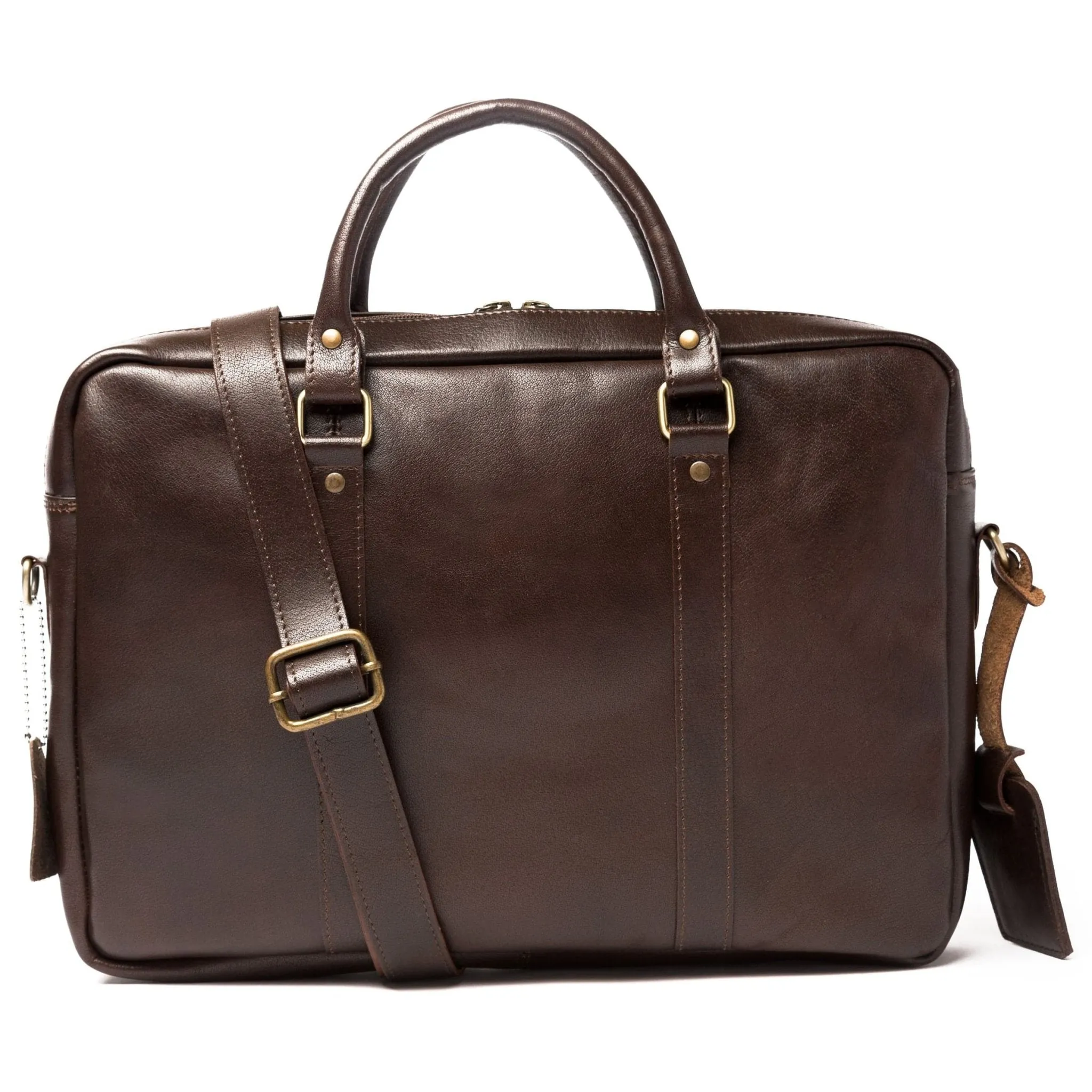 Slim Leather Briefcase 15