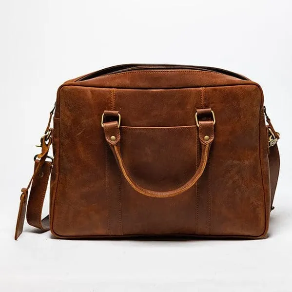 Slim Leather Briefcase 15