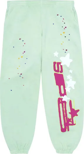 Sp5der SP5 Mint Sweatpants (Mint)