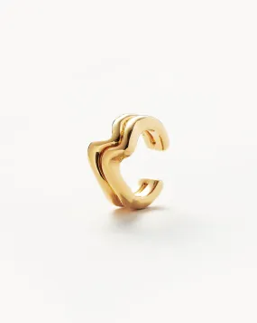 Squiggle Curve Ear Cuff