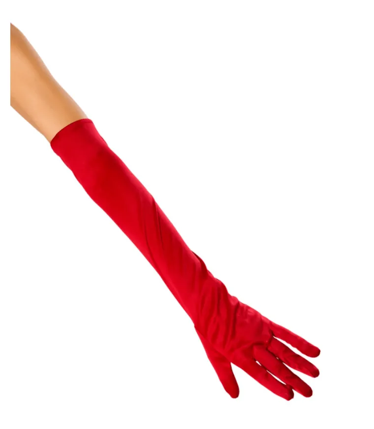 Stretch Satin Gloves