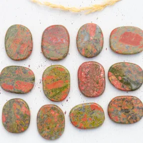 Unakite - Polished, Palm Stones