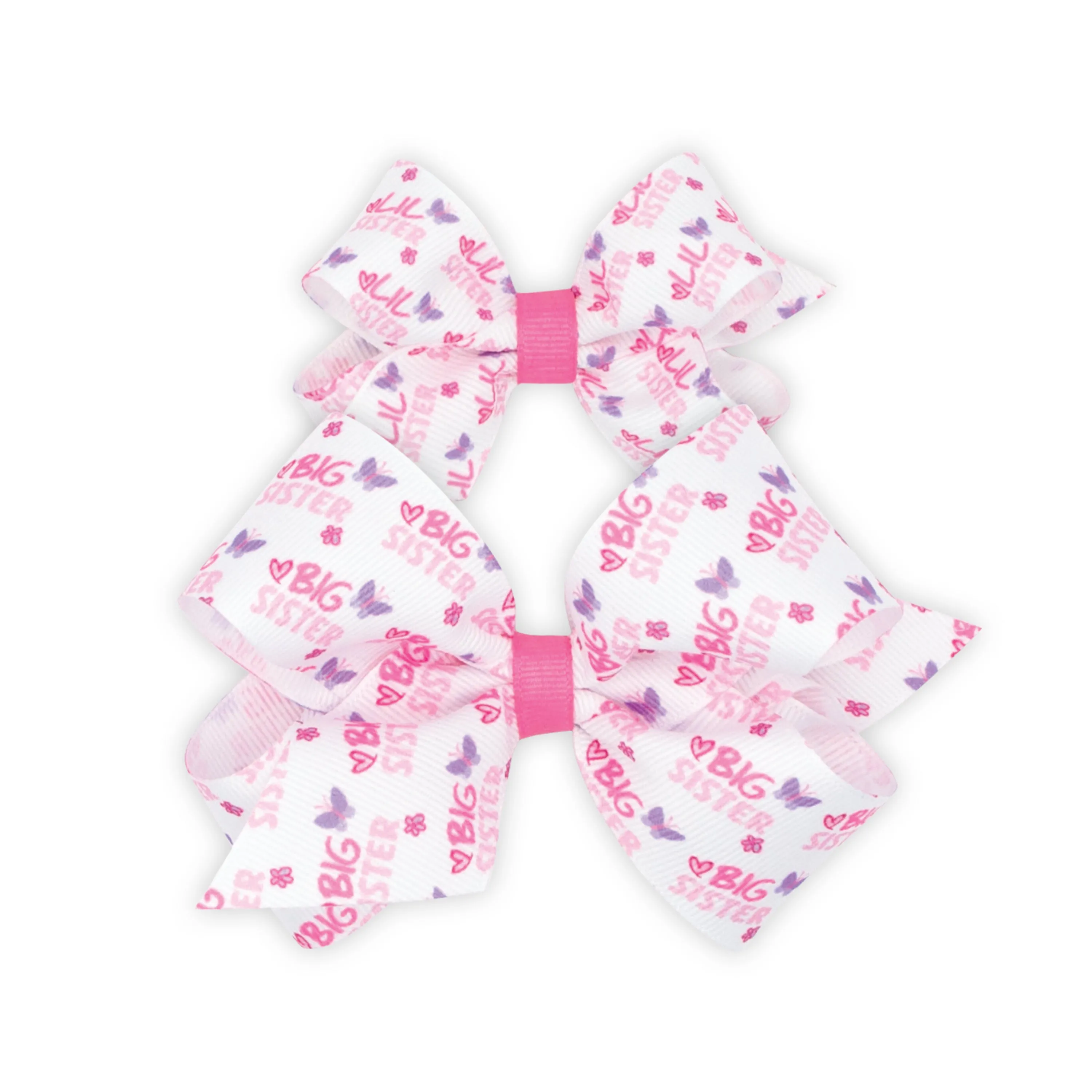 Wee Ones Big Sister / Lil Sister Hair Bow Set