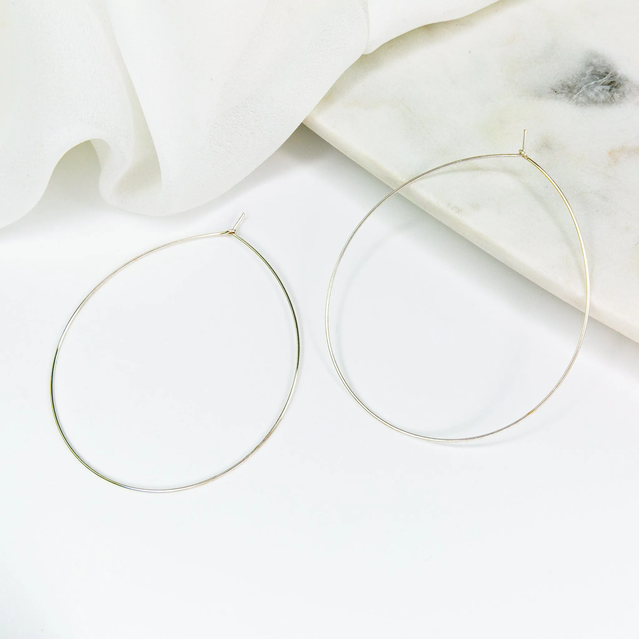 Weightless Large Hoops