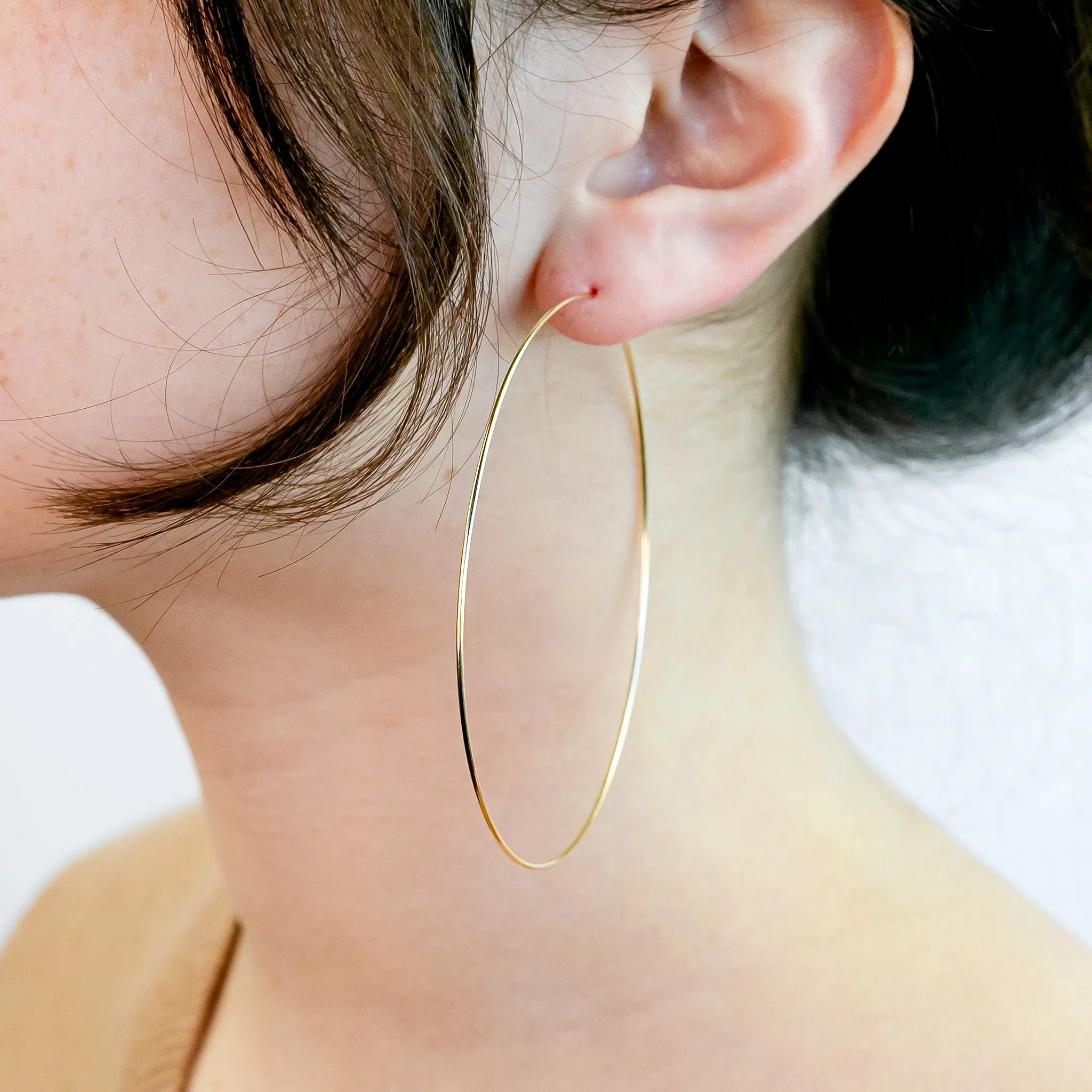 Weightless Large Hoops