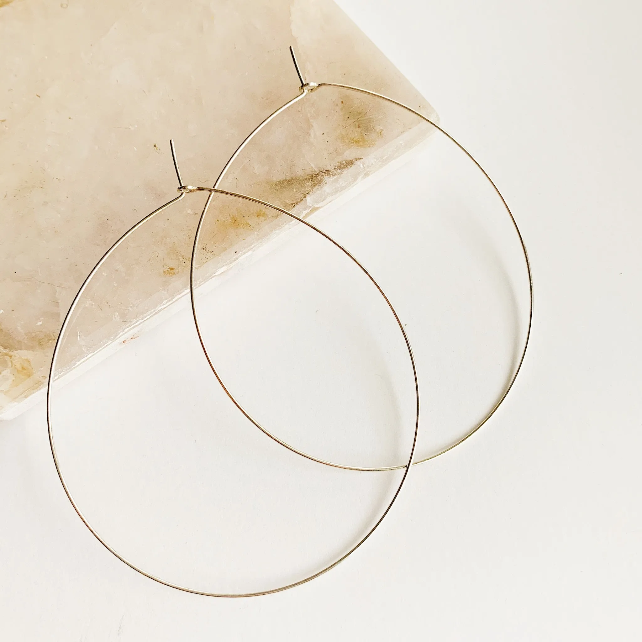 Weightless Large Hoops