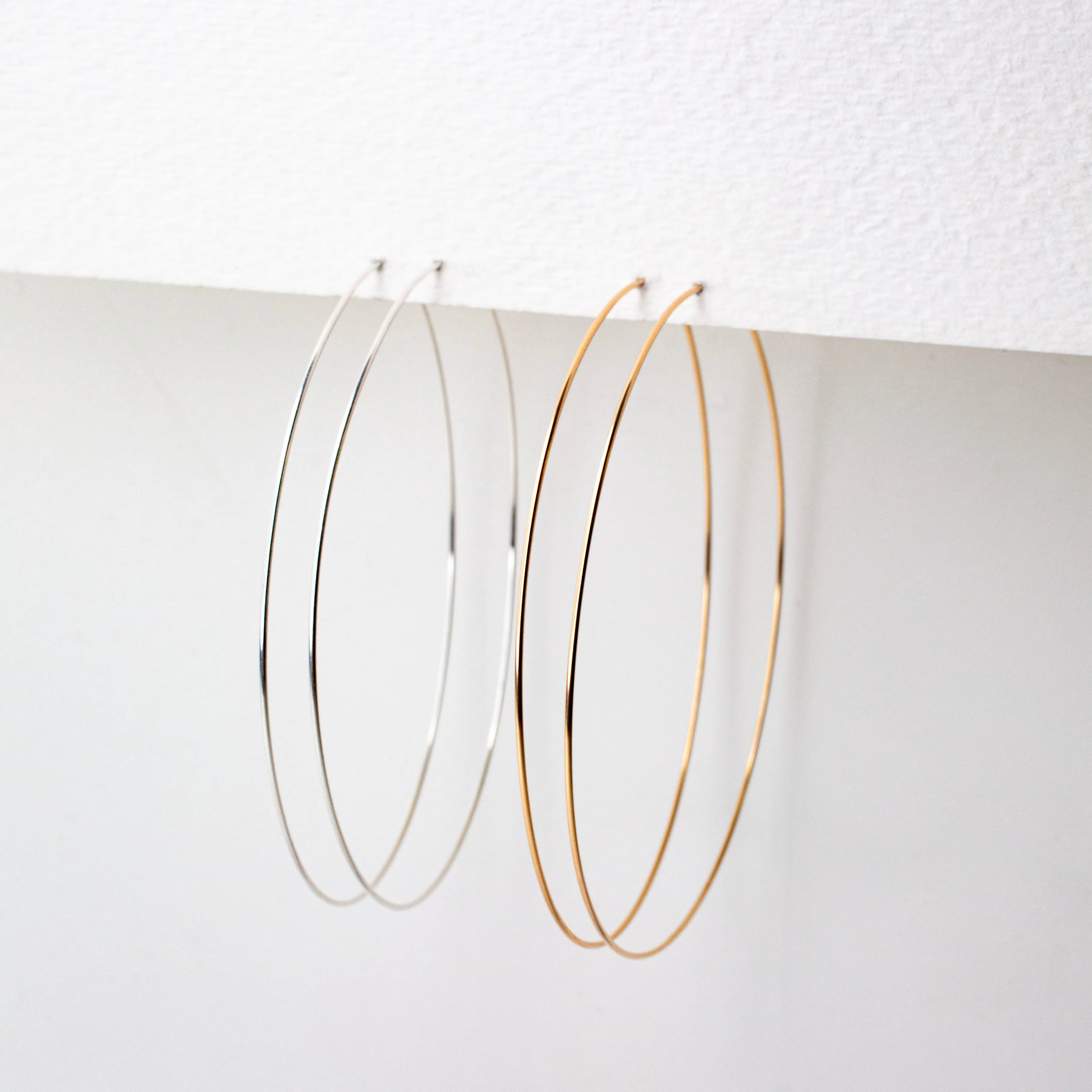 Weightless Large Hoops