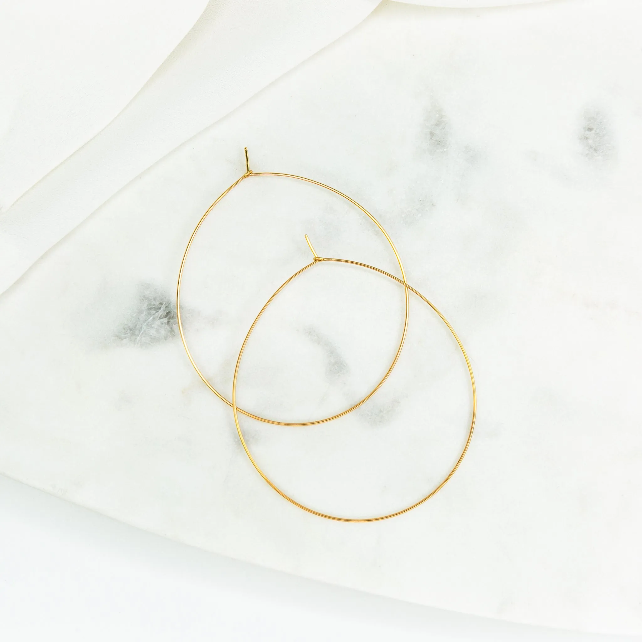 Weightless Large Hoops