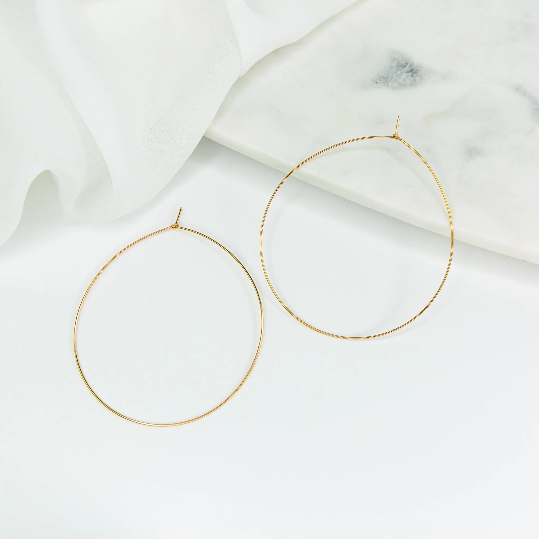 Weightless Large Hoops