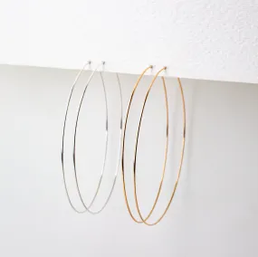 Weightless Large Hoops