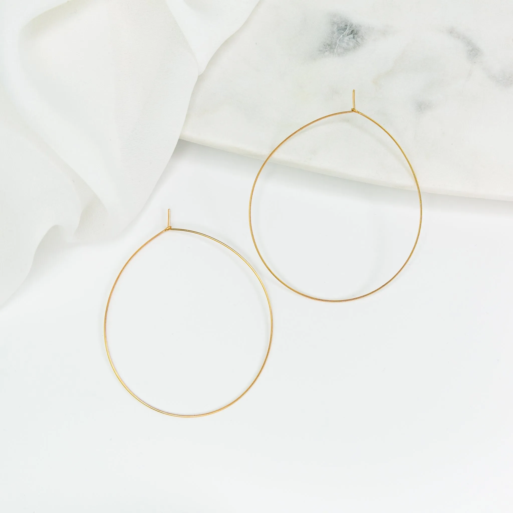 Weightless Large Hoops