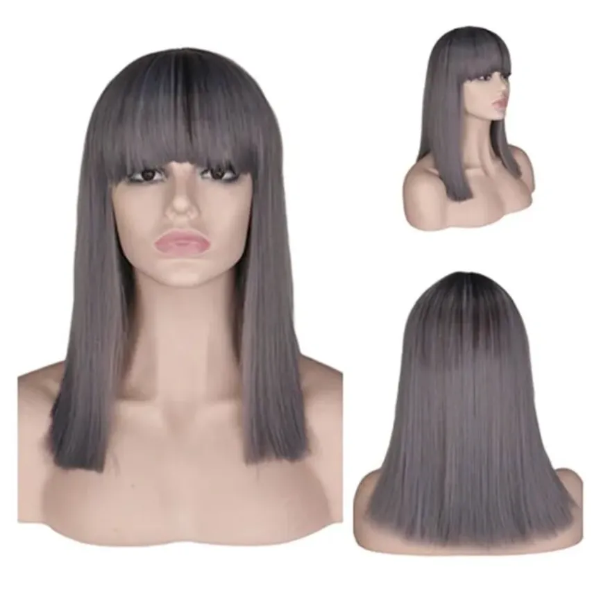 Wig Queen Pauline (Mixed gray)